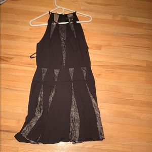 BCBG halter little black dress